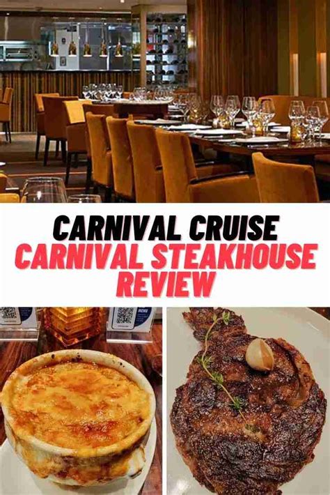 Carnival magic steakhouse cuisine choices